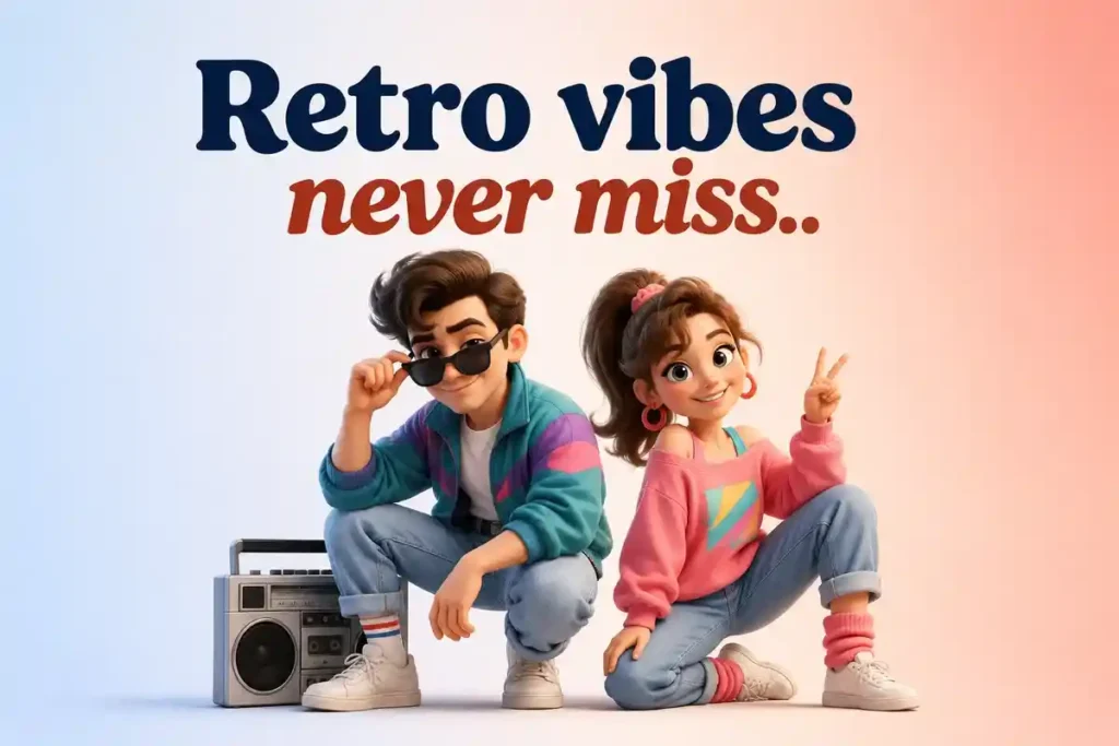 Retro Photo Captions With Instant Charm