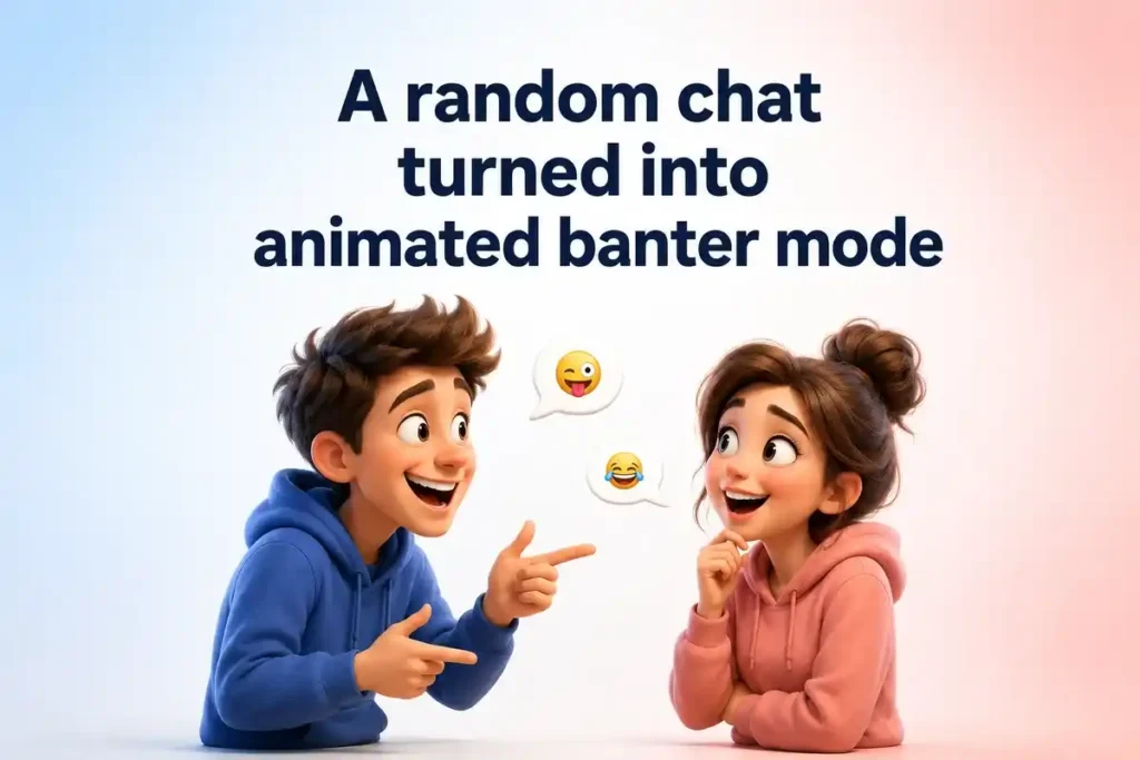 Animated jokes for playful conversations