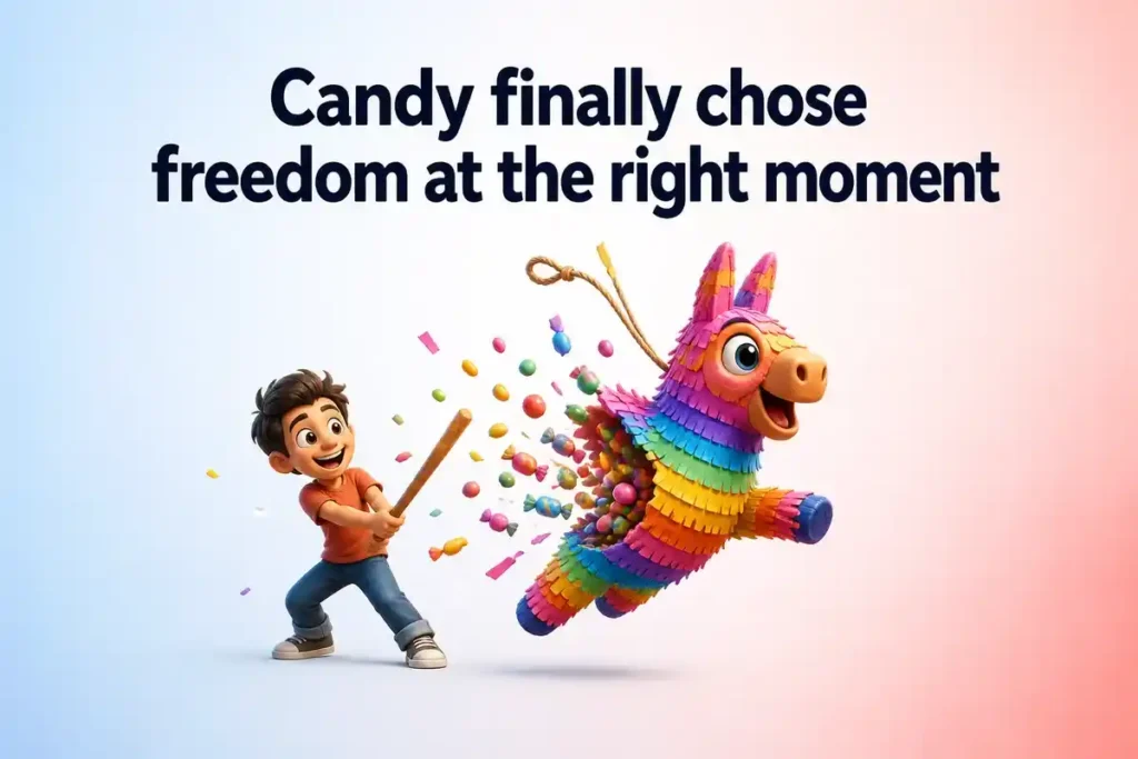 Breaking pinata humor lines