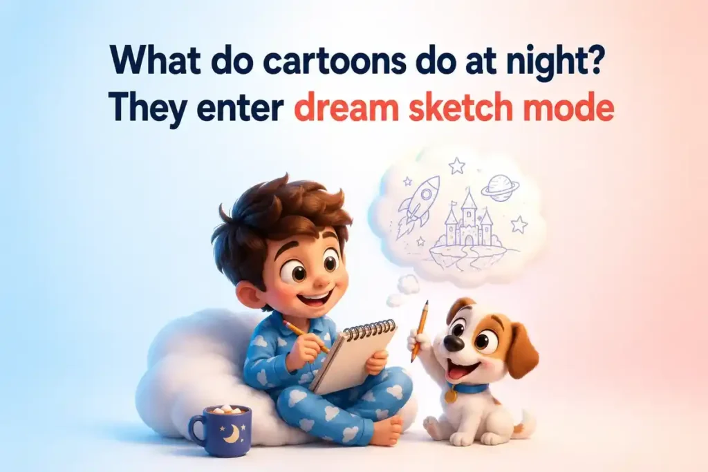 Cartoon puns in question and answer style for quick laughs