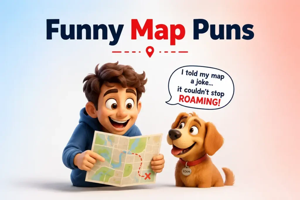 Funny Map Puns