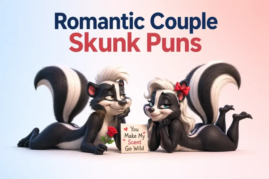 romantic skunk puns
