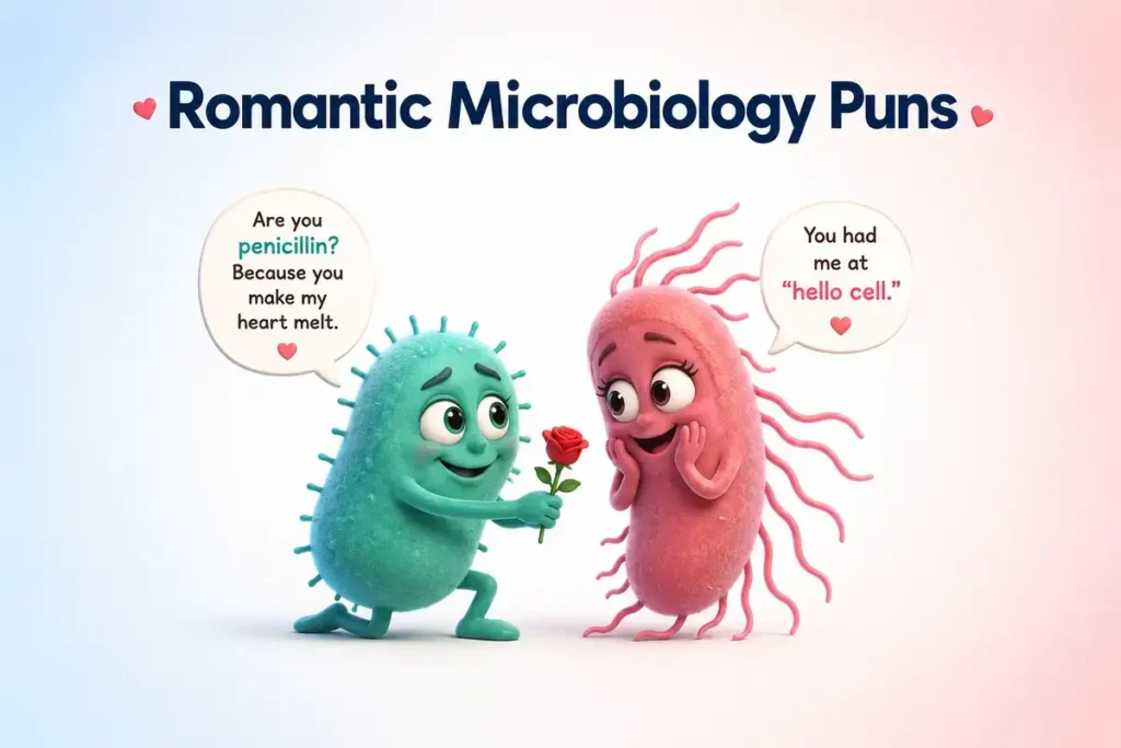 Romantic Microbiology jokes 