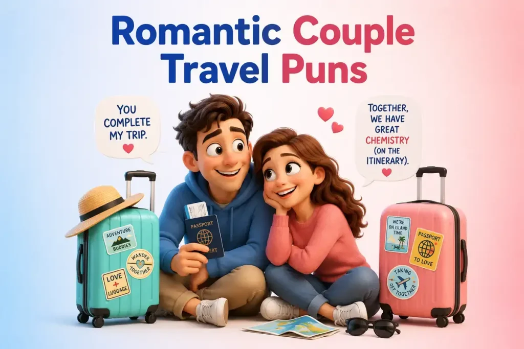 Romantic Travel Puns