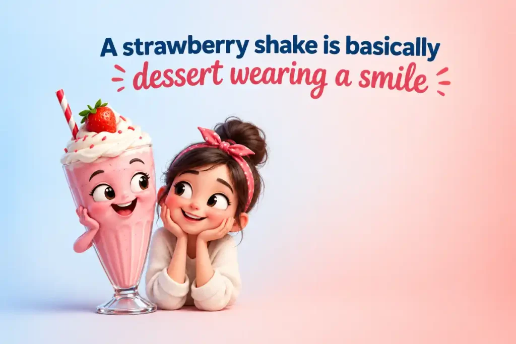 Milkshake Puns For Strawberry Flavor Fans