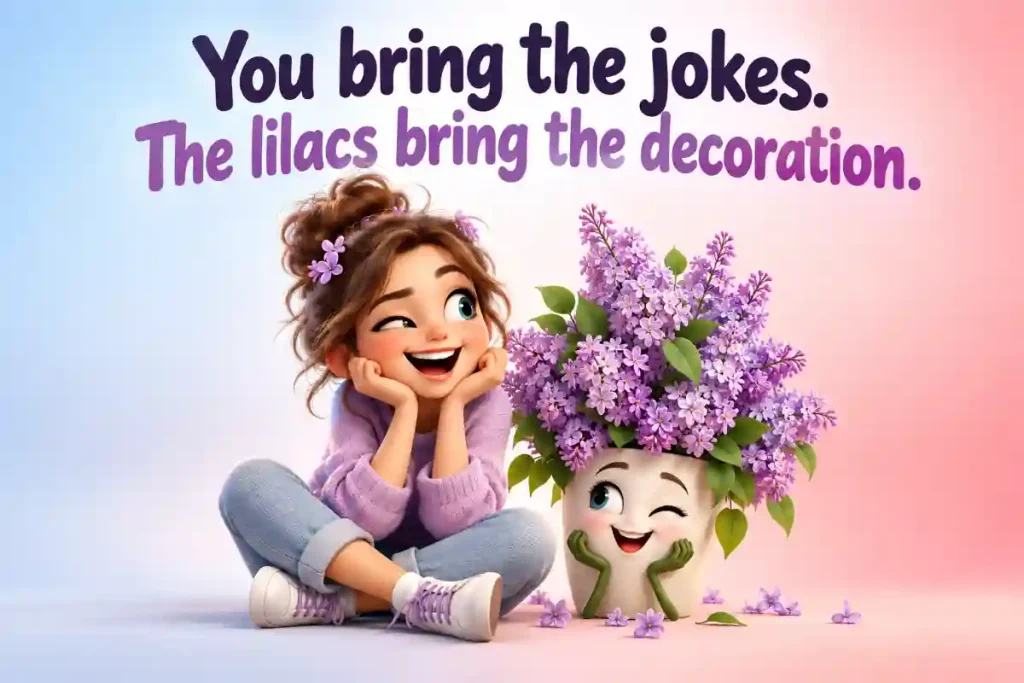 Funny Lilac Puns For Friends