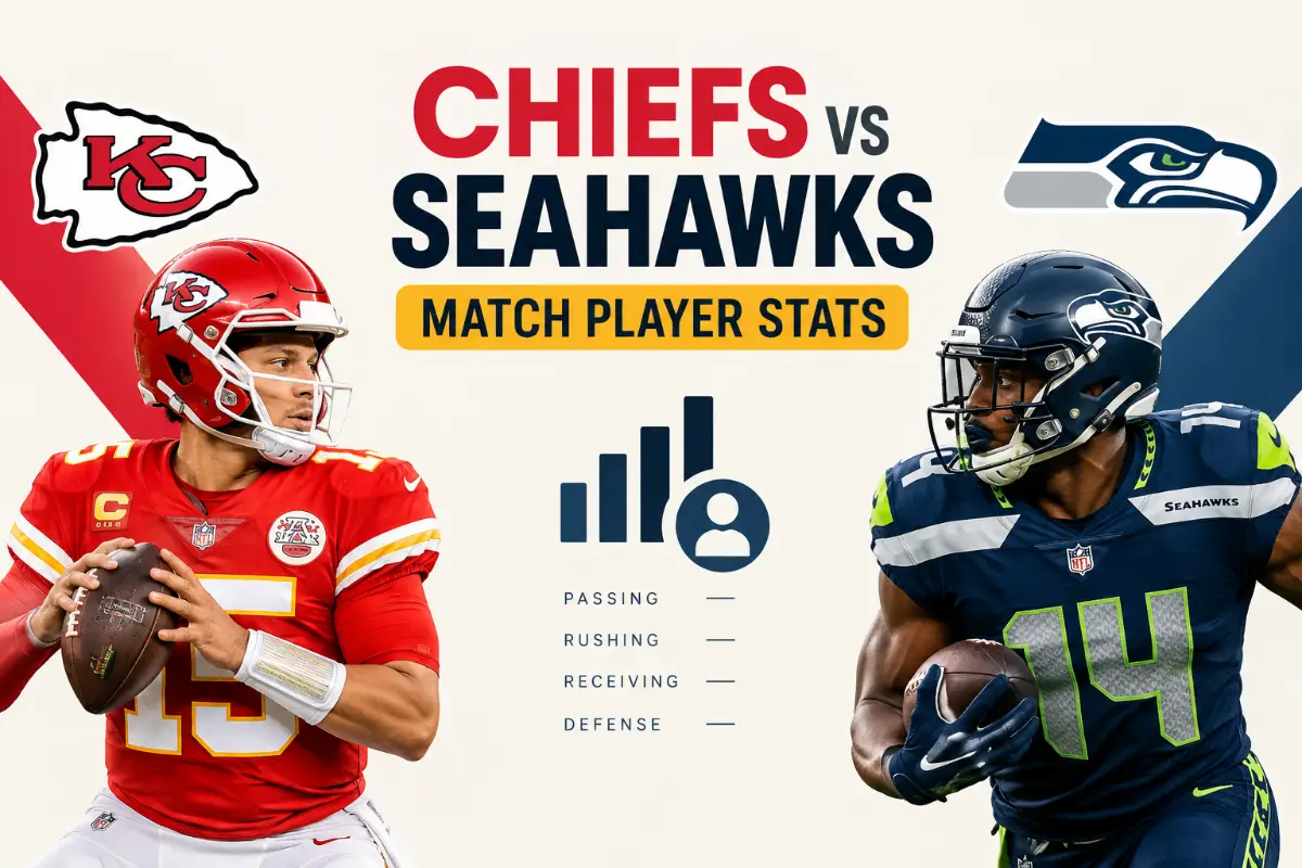 Chiefs vs Seahawks Match Player Stats: 2026 Box Score - CleanGiggles
